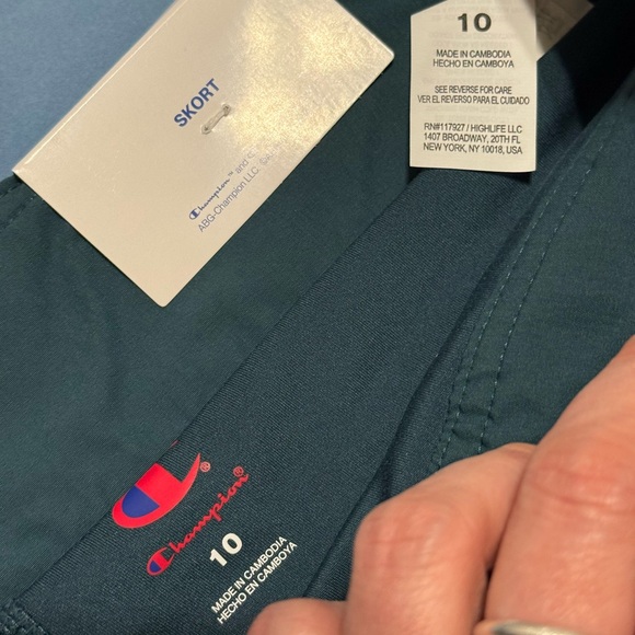 🎾 NWT Champion Women’s Pleated Skort – Teal, Tagged Size 10 (Fits Like 6–8) 🎾 - Picture 7 of 12